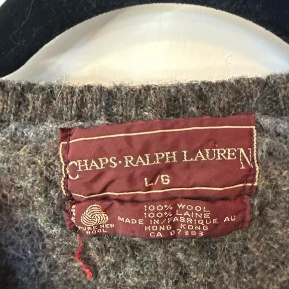 Chaps Ralph Lauren Vest- Size Large - Picture 4 of 4